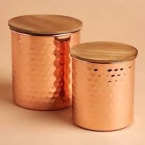 Copper Canister 2‎ pcs Set